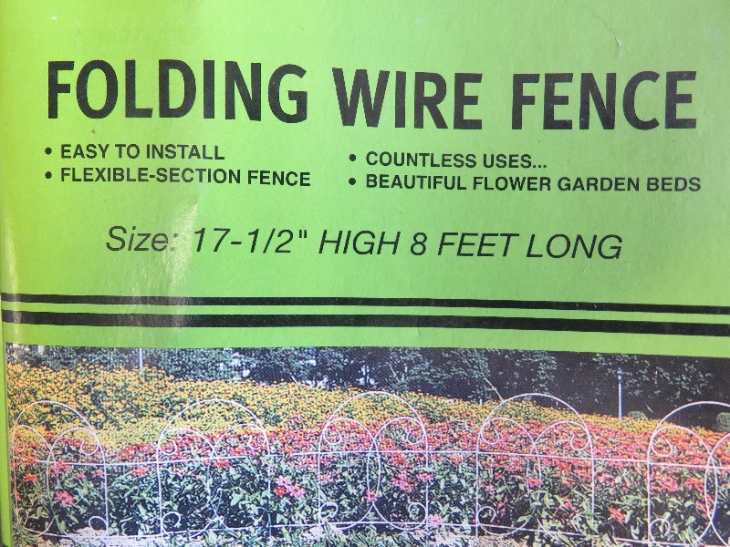 Folding Wire Fence Lot