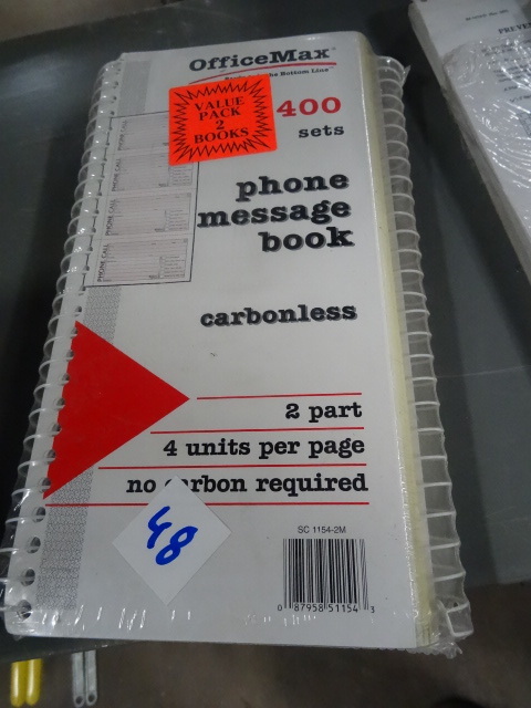 2 Phone Message Books