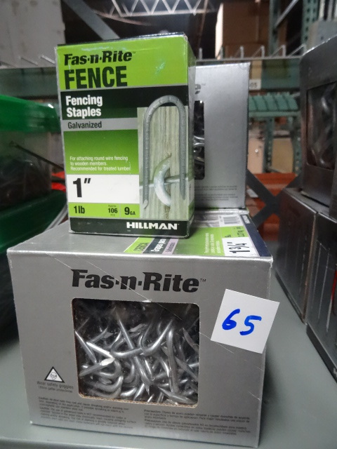4 Boxes of Fencing Staples