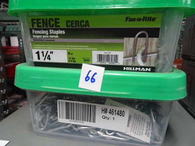 2 Buckets of Fencing Staples