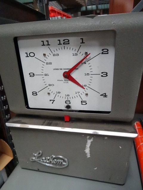 Lathem Time Clock Open But No Key