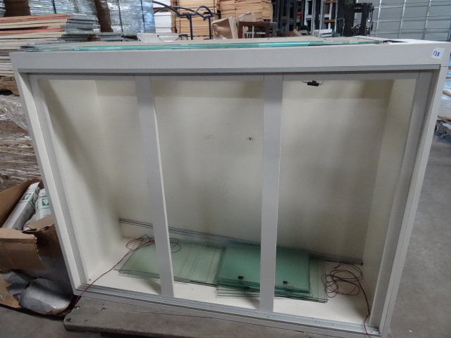 60 X 20 X 48 No Doors or Glass Top