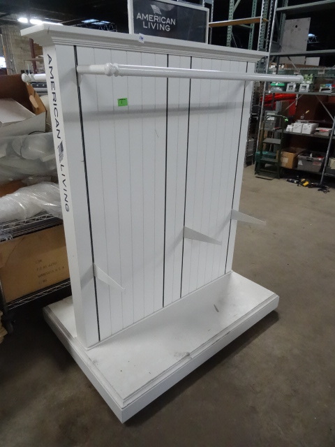 Retail Display on Wheels Double Sided