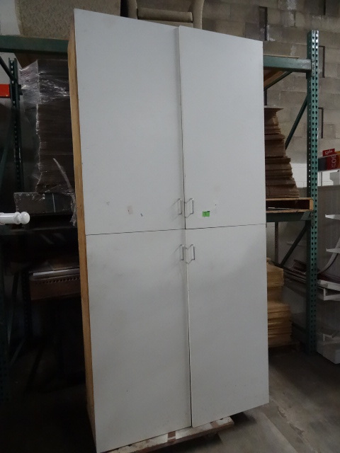 4 Door Cabinet with Multiple Shelves