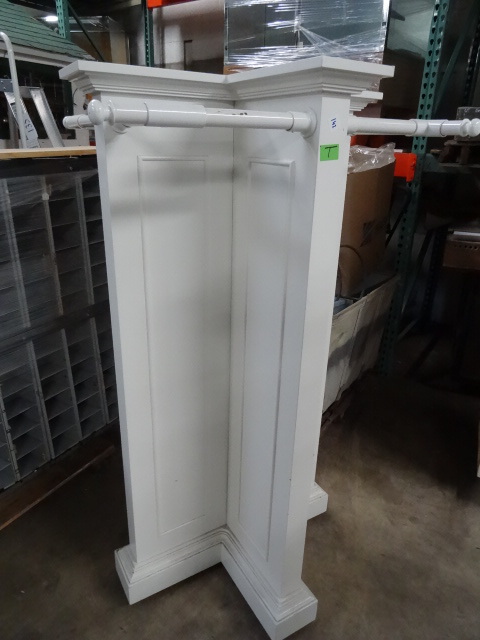 4 Sided Clothing Rack on Wheels