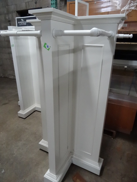 4 Sided Clothing Rack on Wheels