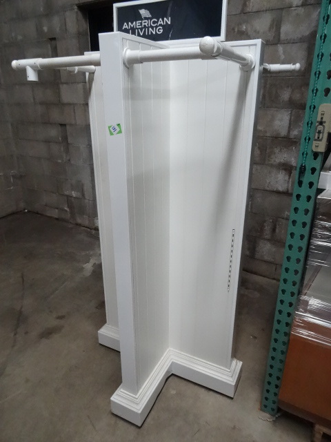 4 Sided Clothing Rack on Wheels