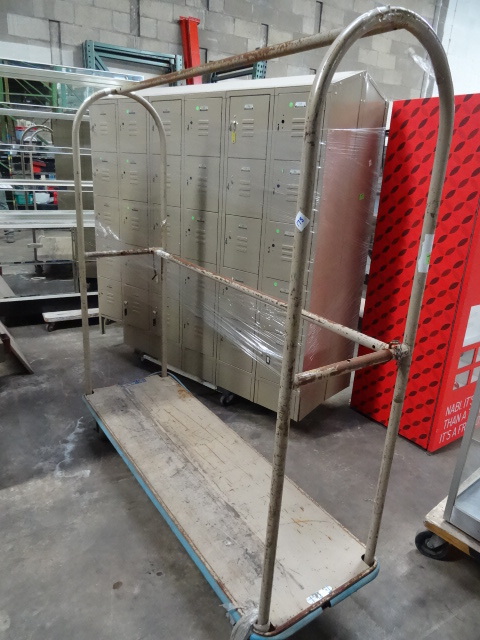 Metal Cart On Wheels 66 X 22 X 70