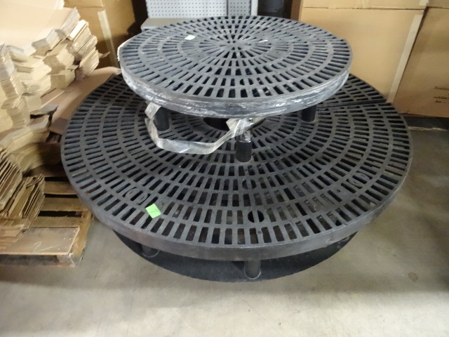 Retail 2 Tier Plant Stand on Wheels