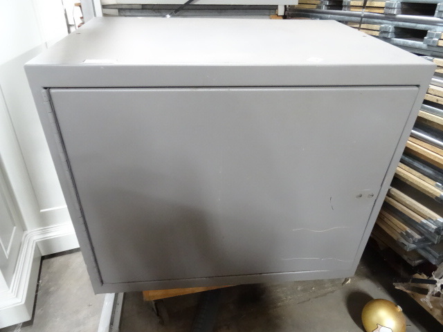 Metal Single Door Cabinet Locked