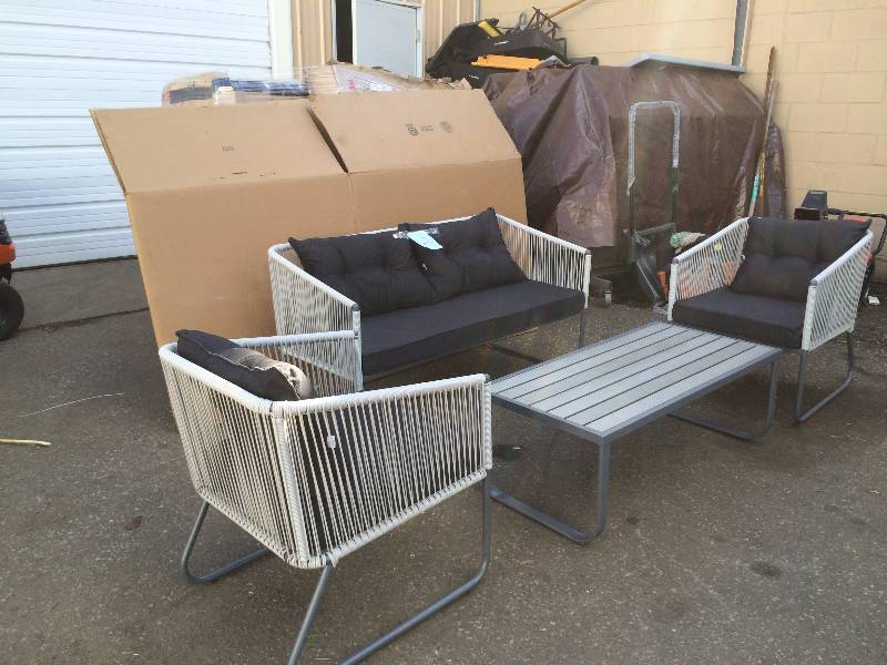 Coronado 4 Piece Seating Group with Cushions by DG Casa