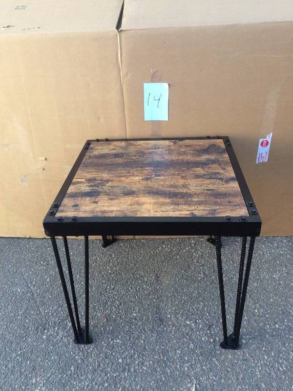 Harlin Industrial Style End Table by Hokku Designs
