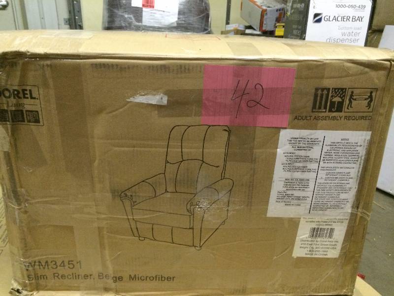 Slim Microfiber Recliner