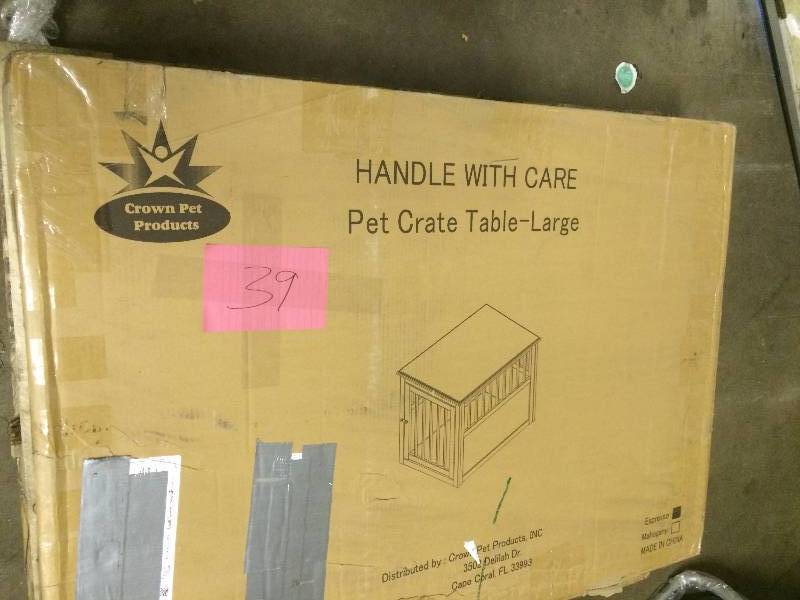 Crown Pet Crate End Table