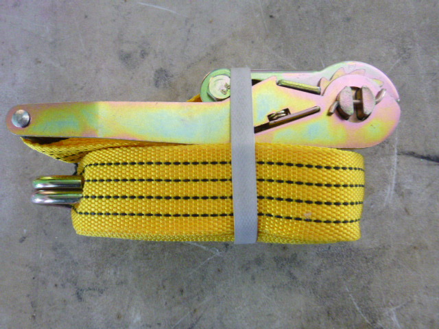 Ratchet Tie Down with J Hooks