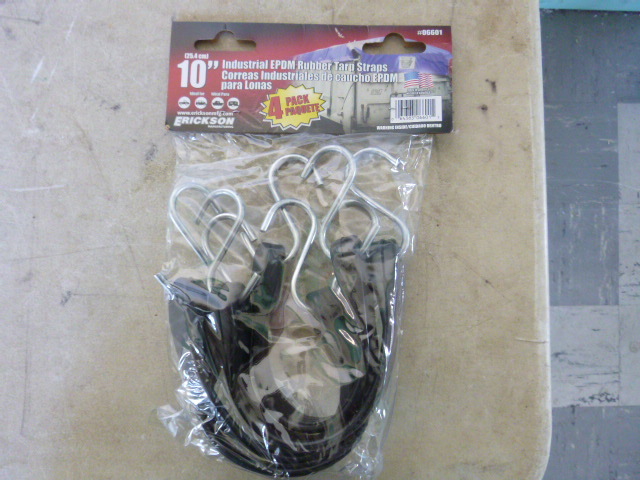 10 Industrial EPDM Rubber Tarp Straps