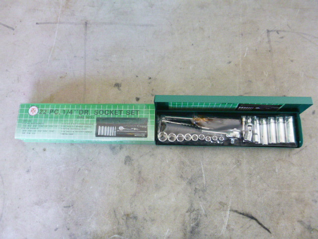PTC 22 Piece 14 Drive Socket Set