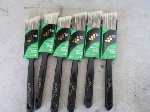 6 Five Star Paint Brushes