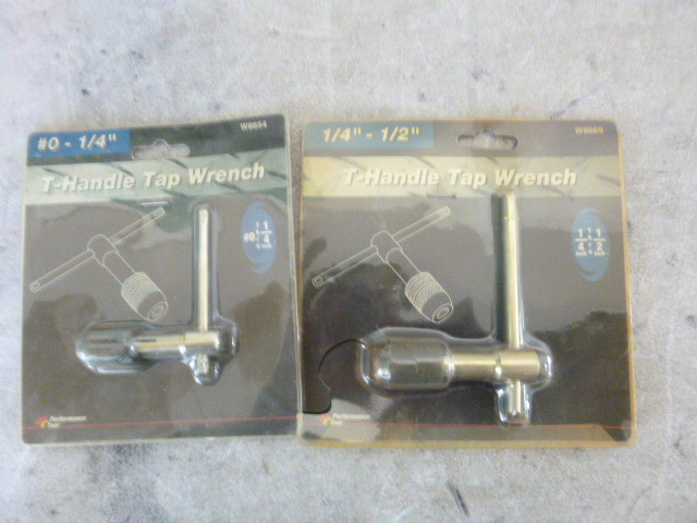 2 T-Handle Tap Wrenches