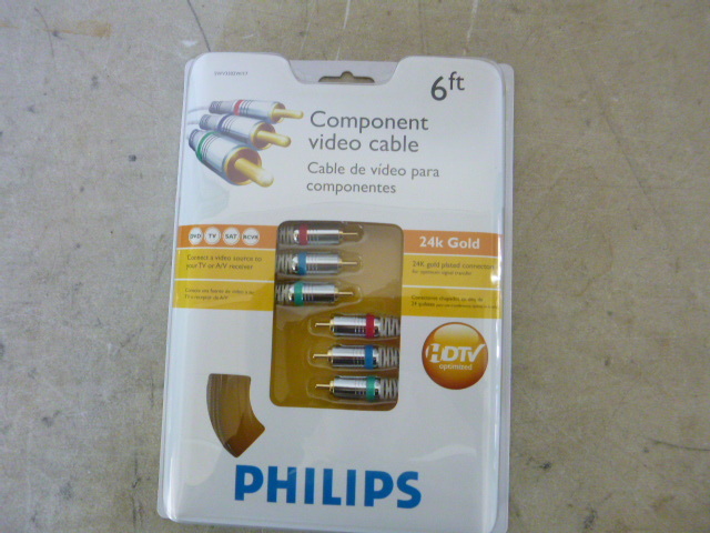 Phillips 6 Component Video Cable