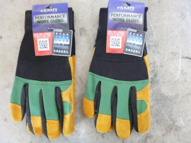 2 Pair of AMG Work Gloves