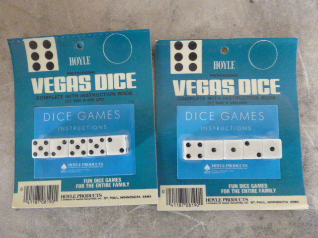 2 Packs of Hoyle Professional Vegas Dice
