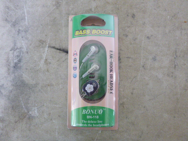 Bonuo Bass Boost Stereo Ear-Hook Headset