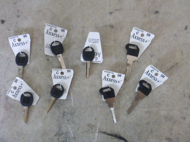 8 Blank Keys