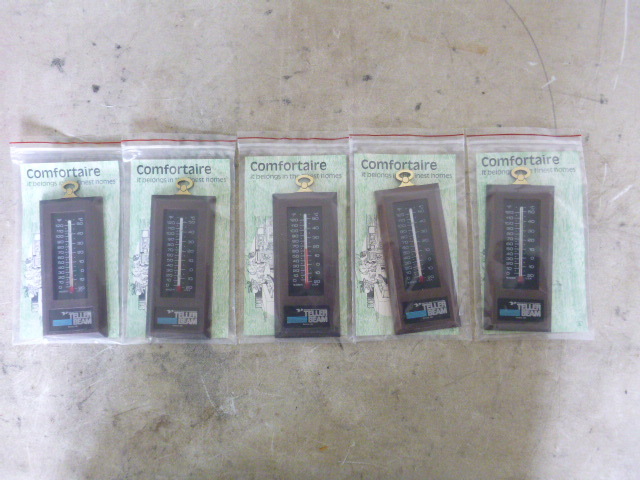 5 Confortaire Thermometers
