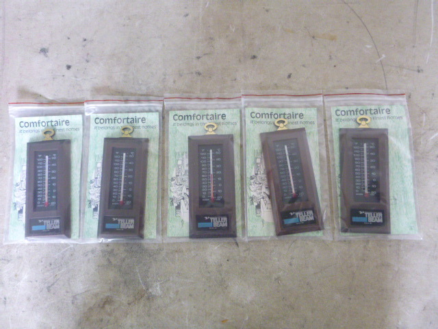 5 Confortaire Thermometers