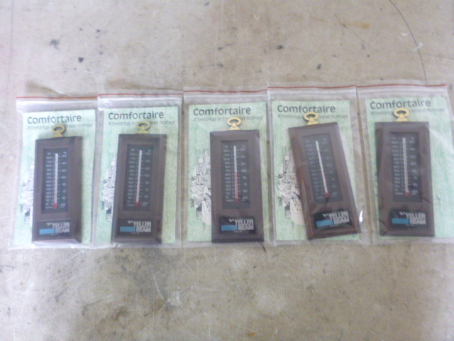 5 Confortaire Thermometers