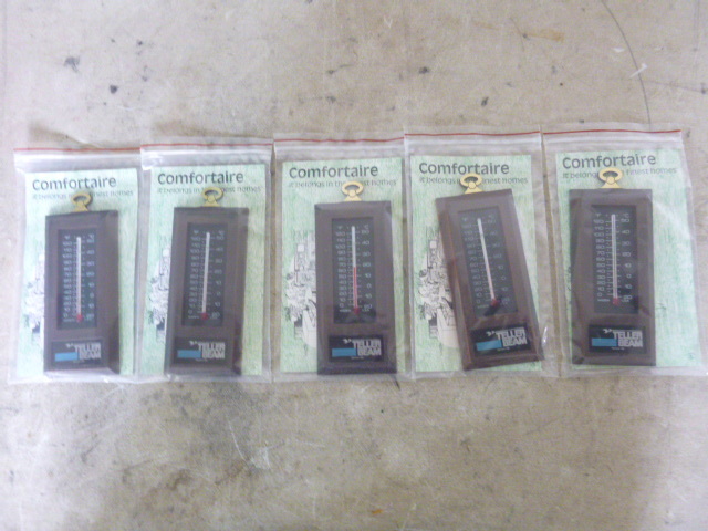 5 Confortaire Thermometers