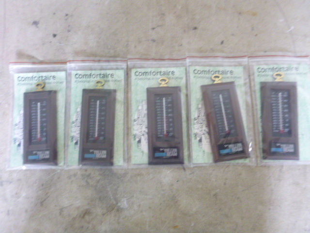 5 Confortaire Thermometers