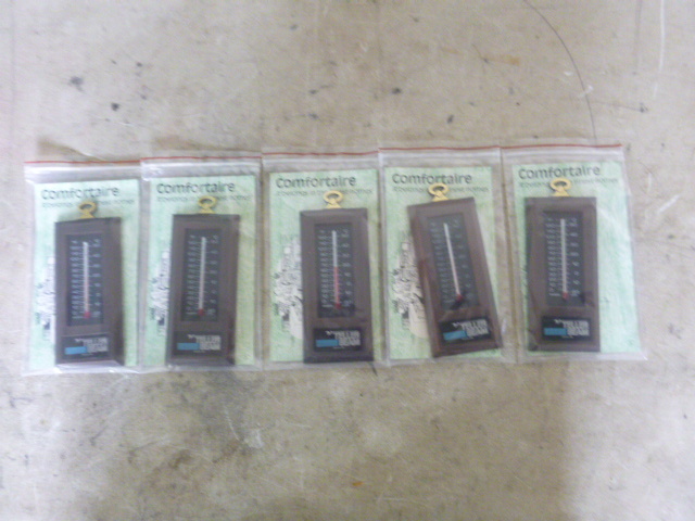 5 Confortaire Thermometers