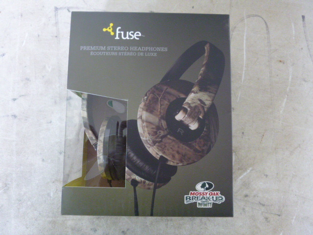 Fuse Mossy Oak Break-Up Premium Stereo Headphones
