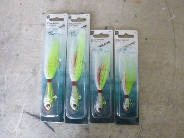 4 Hurricane 3D Eye Bucktails