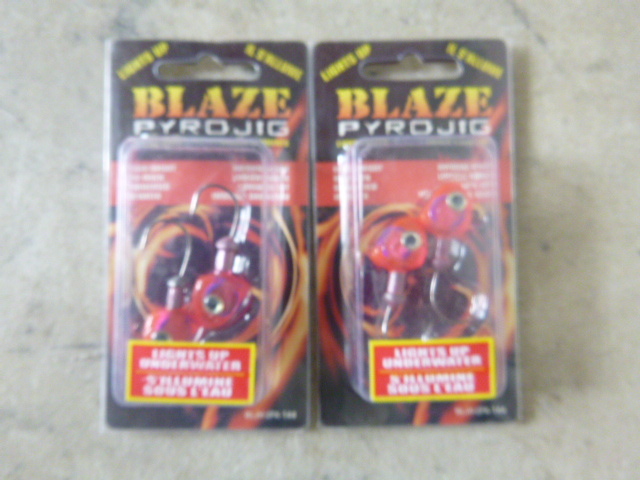 2 Packs of Blaze Pyrojigs