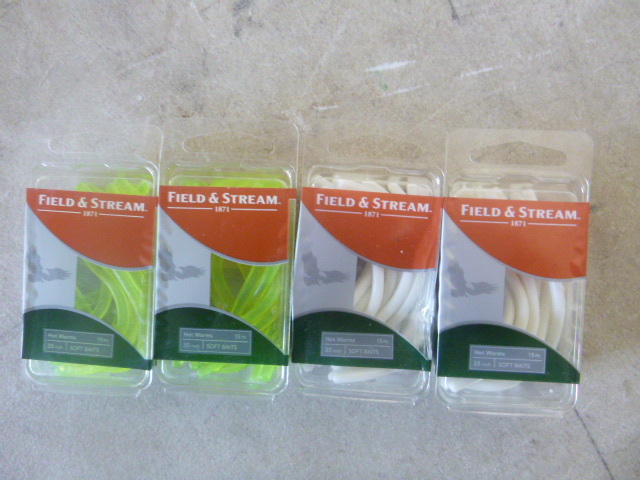 4 Packs of Field & Stream Hot Worms