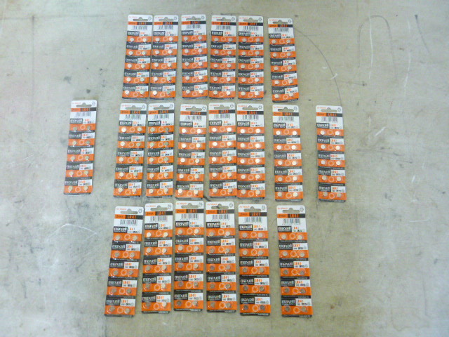 20 Packs of Maxell LR41 1.5 Volt Batteries