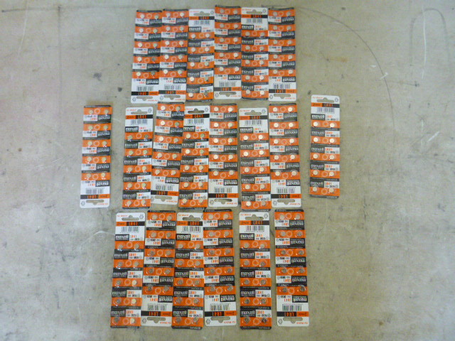 20 Packs of Maxell LR41 1.5 Volt Batteries