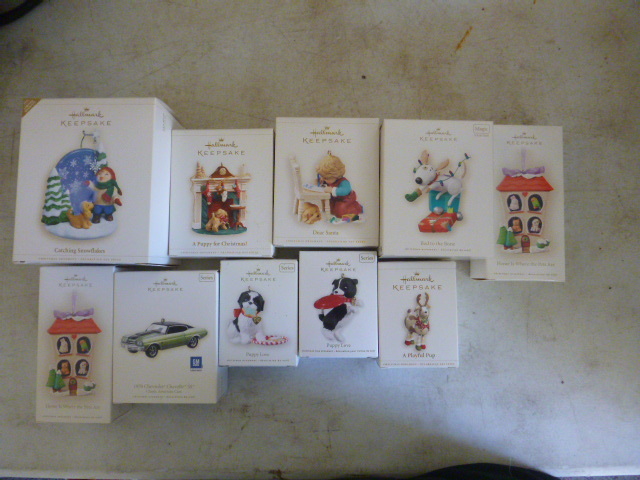 10 Hallmark Keepsake Ornaments