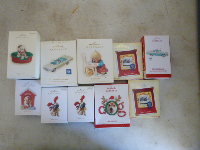 10 Hallmark Keepsake Ornaments