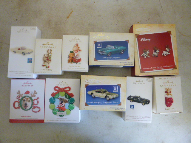 10 Hallmark Keepsake Ornaments
