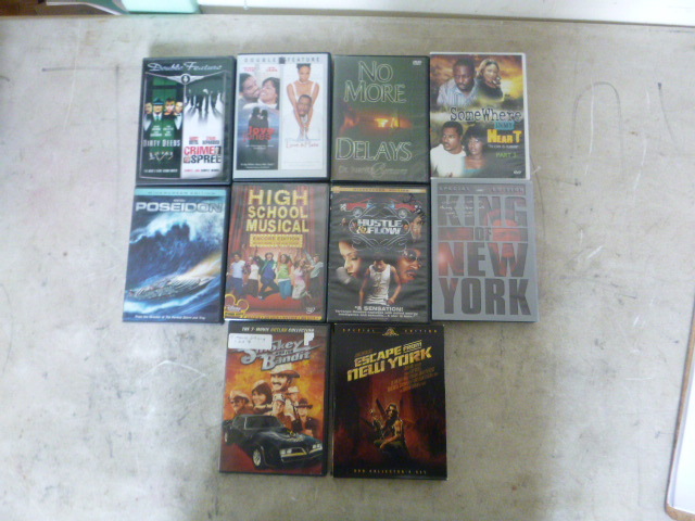 10 Miscellaneous DVD Movies