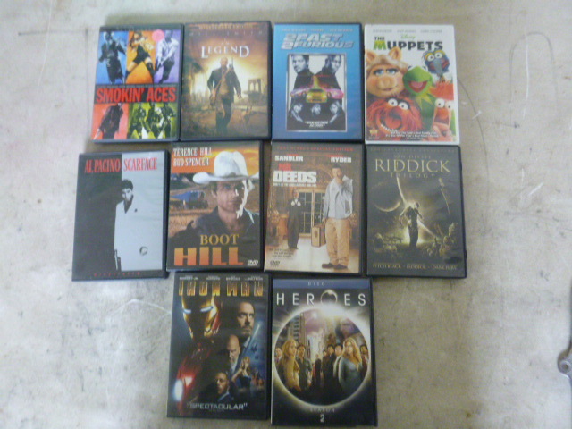 10 Miscellaneous DVD Movies