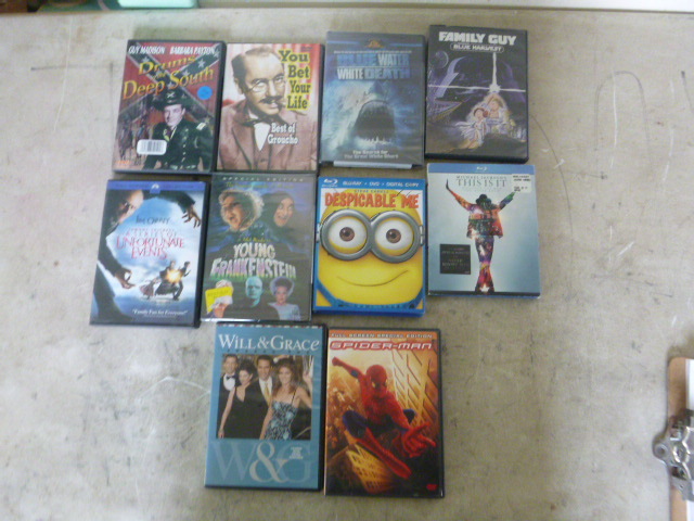 10 Miscellaneous DVD Movies