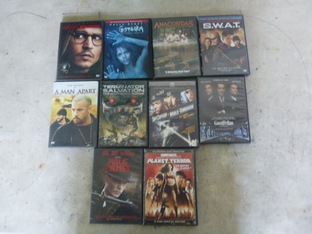 10 Miscellaneous DVD Movies