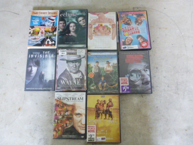 10 Miscellaneous DVD Movies