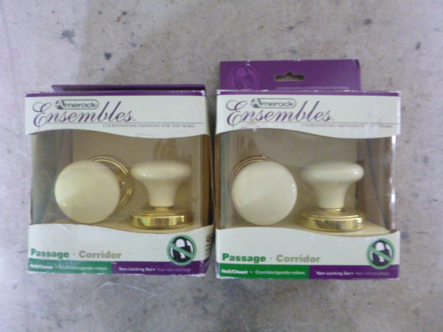 2 Amerock Ensembles Passage HallClosets Sets