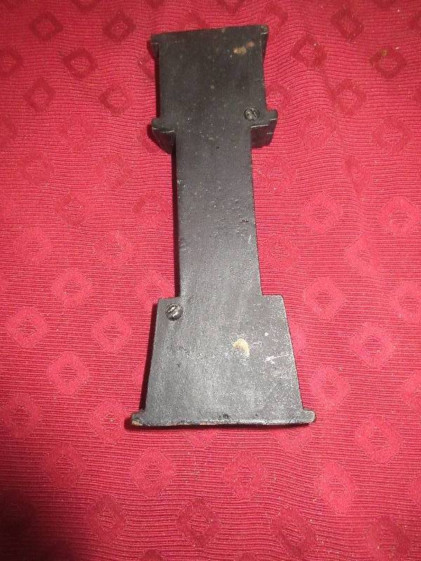 CAST IRON GRAND FATHER CLOCK COIN BANK